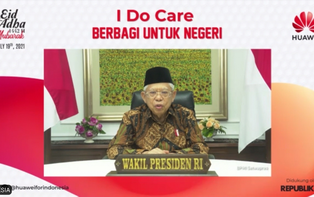 Wapres Ma’ruf: Idul Adha Momentum Kuatkan Sumbangsih untuk Negeri