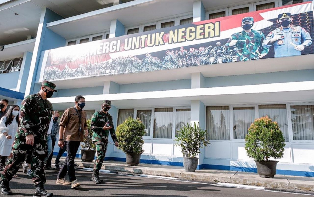 Sentra Vaksinasi SESKO AU Bandung Targetkan 10 Ribu Orang
