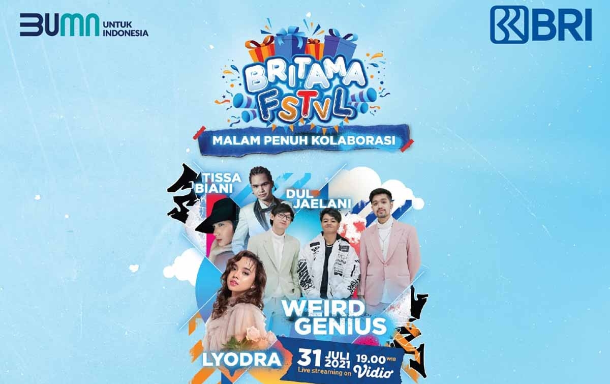 Apresiasi Loyalitas Nasabah Selama Pandemi, BRI Kembali Gelar BritAma FSTVL