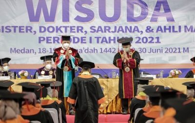 Wisuda 663 Lulusan, LLDikti Sumut: UMSU Kampus Model