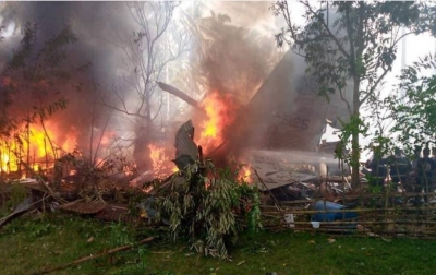 Pesawat Militer Jatuh, 17 Tewas, 40 Orang Luka-luka