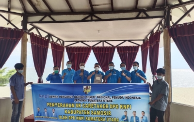 KNPI Sumut Kunjungan Kerja ke Kabupaten Samosir
