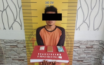 Tersangka Pengedar Sabu Ditangkap Polisi