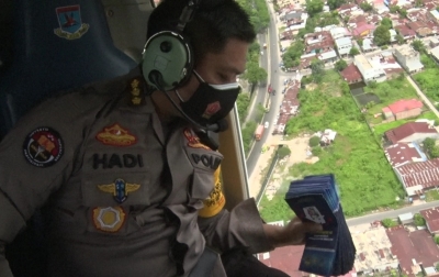 Imbauan PPKM Darurat Kota Medan Disebar Melalui Udara