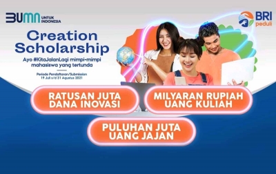 Bangkitkan Potensi Inovasi Mahasiswa, BRI Selenggarakan Creation Scholarship