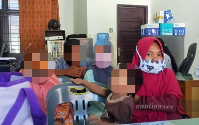 Jadi Korban Kekerasan Suami, Ibu dan Lima Anaknya Mencari Suaka ke Dinsos Asahan