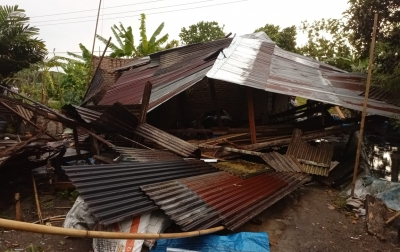 BPBD Serdangbedagai Lakukan Pendataan di Wilayah Terdampak Angin Kencang