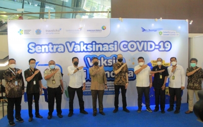 Vaksinasi Covid-19 di Bandara AP II Capai 40.000 Orang