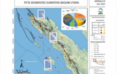 Sepekan, 48 Kali Gempa Terjadi di Sumut dan Aceh