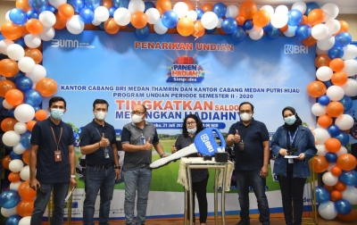 BRI Kanca Medan Thamrin dan Medan Putri Hijau Tarik Undian Simpedes