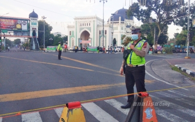 Pemko Medan Tetap Lakukan Penyekatan Jalan