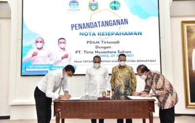 Gubsu Minta PDAM Tirtanadi Percepat Kejar Target Kebutuhan Air Minum Masyarakat