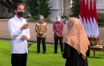 Dampingi Presiden Salurkan BPUM, Dirut BRI Ungkap Strategi Optimalkan Penyaluran BPUM 2021