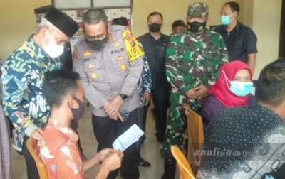Polres Padang Lawas Gelar Vaksinasi Duta Covid-19