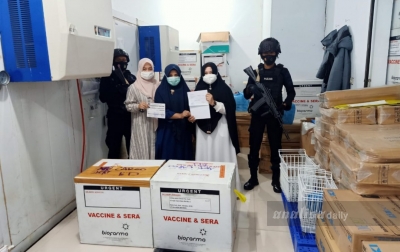 Atasi Kehabisan Stok Vaksin, Aceh Terima Tambahan 38.300 Dosis Sinovac