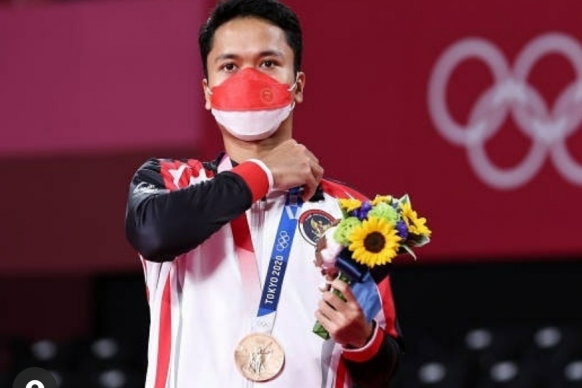 Anthony Ginting Tutup Raihan Medali Kontingen Indonesia di Olimpiade 2020