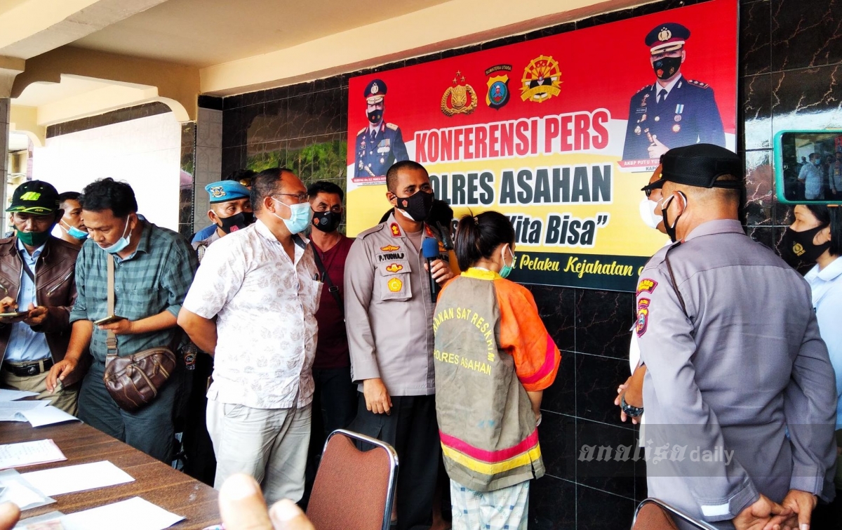 Polres Asahan Tangkap Ibu Kandung Pembuang Bayi