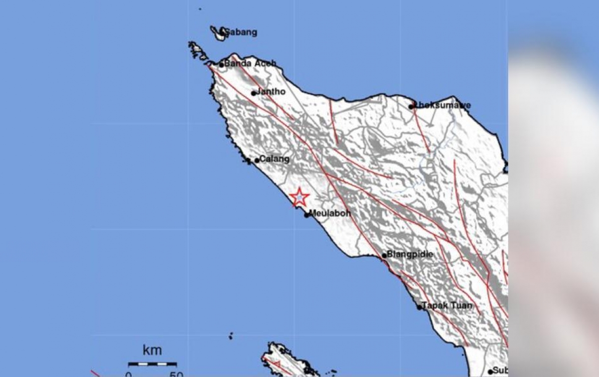 Gempa Magnitudo 2,4 Guncang Meulaboh