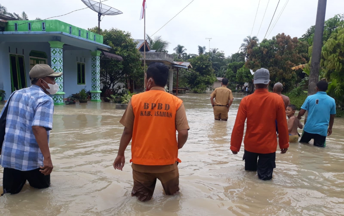 Sebagian Besar Wilayah Terdampak Banjir di Asahan Berangsur Surut