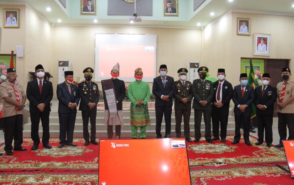 Forkopimda Sergai Hadiri Upacara Pengibaran Bendera, Ketua DPRD Tak Terlihat