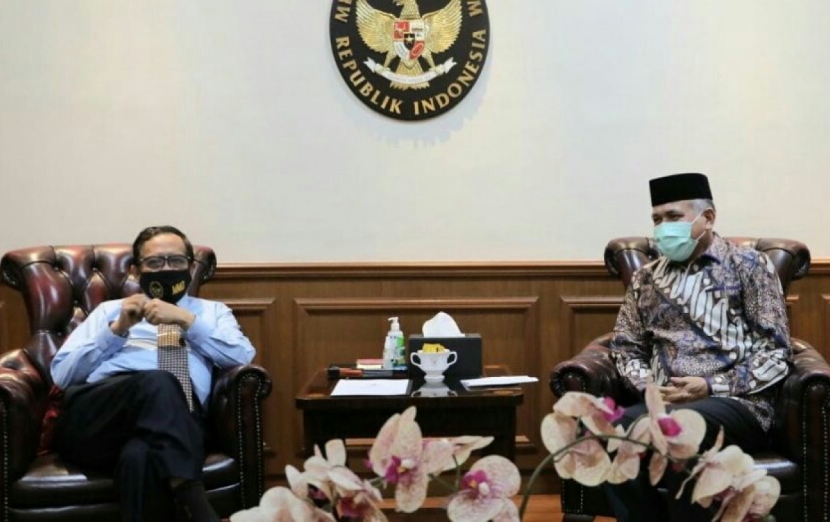 Gubernur Nova Minta Mahfud MD Perjuangkan Perpanjangan Dana Otsus Aceh