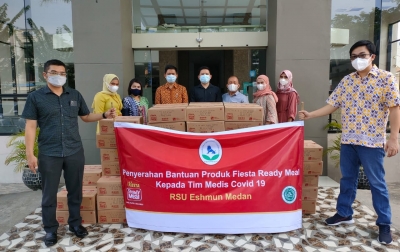 CPFI Beri Bantuan Makanan Siap Saji untuk Tenaga Medis
