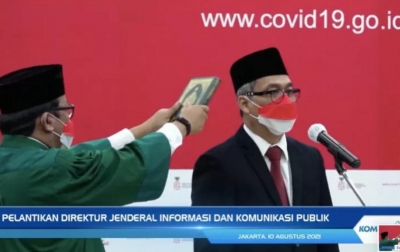Usman Kansong Dilantik Sebagai Dirjen IKP Kominfo