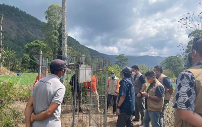 BNPB Cek Efektivitas Alat Peringatan Dini Longsor Berbasis Masyarakat di Bangli