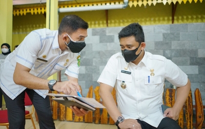 Bobby Ngantor di Kecamatan Medan Helvetia Sampai Positif Covid-19 Turun