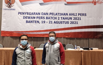 Dua Anggota PWI Sumut Ikuti Pelatihan Ahli Dewan Pers