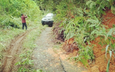 Jalan Bunga Bondar-Dolok Sordang Sipirok Sudah Bisa Dilalui Kendaraan Bermotor