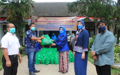 Rangkaian Dies Natalis ke-56 FIB USU, Dosen Berbagi Sembako