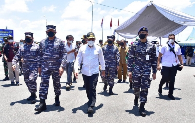 Dampingi KASAL Kunjungi Vaksinasi, Gubsu: Sinergitas Lembaga Sangat Baik di Sumut