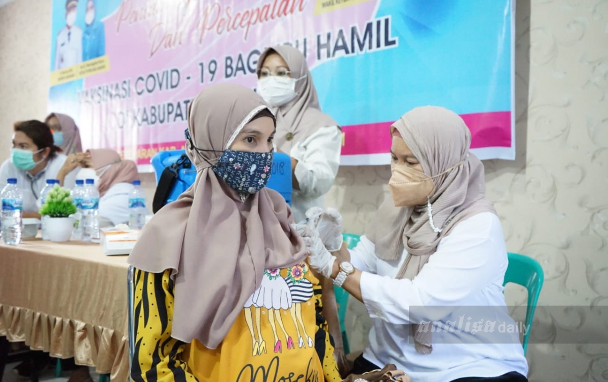 30 Orang Ibu Hamil di Asahan Ikuti Vaksinasi