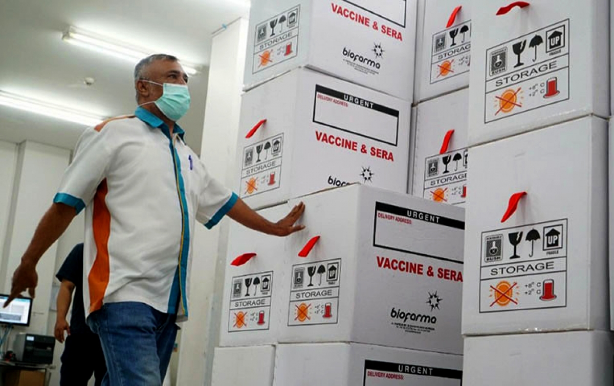 Indonesia Peroleh 225,4 Juta Dosis Vaksin Covid-19 Dalam 50 Kali Kedatangan