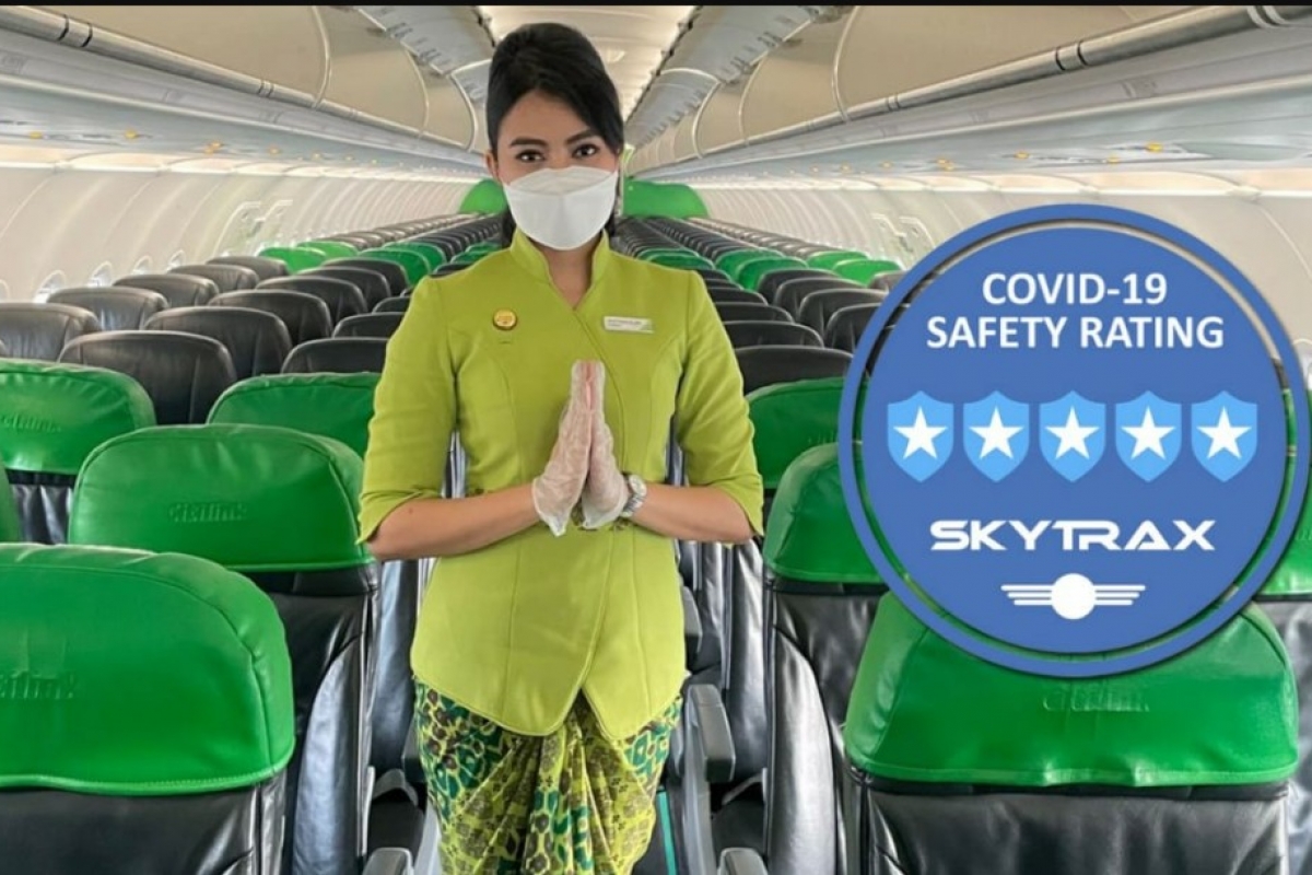Citilink Raih Predikat 5 Star Covid-19 Airline Safety Rating