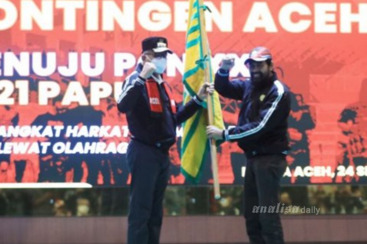 Berkekuatan 127 Atlet, Gubernur Aceh Lepas Kontingen ke PON Papua
