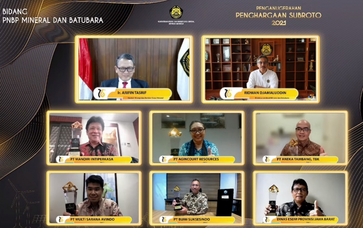 Agincourt Resources Raih 4 Penghargaan Tingkat Nasional dan Internasional