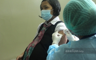 Vaksinasi Ibu Hamil di Kota Medan Diikuti 70 Orang