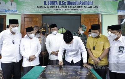 Wagubsu Resmikan Masjid Al-Musannif di Kabupaten Asahan