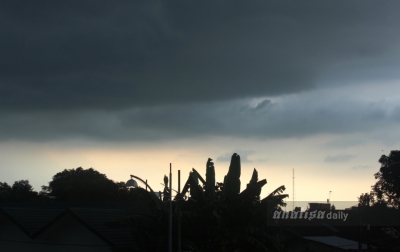 Hujan Intensitas Ringan Landa Kota Medan