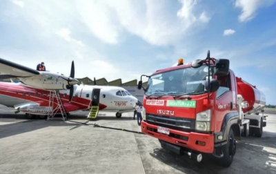 Pertamina Kembangkan Bahan Bakar Pesawat Campuran Minyak Sawit
