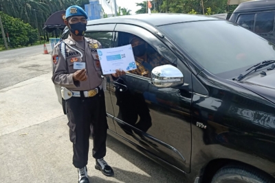 Tanpa Surat Vaksin, Satgas PPKM Putar Balik 53 Kendaraan di Perbatasan Aceh-Sumut