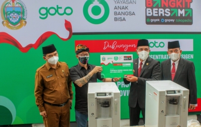 GoTo Donasikan 1.000 Konsentrator Oksigen di Indonesia