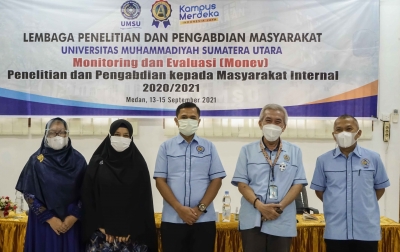 LPPM UMSU Monitoring dan Evaluasi Hibah Internal 2020/2021