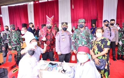 Listyo Minta Vaksinasi di Medan Terus Ditingkatkan