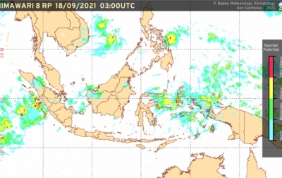 Hari Ini, Waspadai Hujan Lebat, Kilat Hingga Angin Kencang
