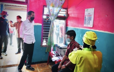 Jokowi Gembira Masyarakat Antusias Bantu Percepatan Vaksinasi Covid-19
