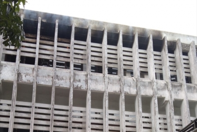 Gedung Arsip Unimed Terbakar, Tidak Ada Korban Jiwa