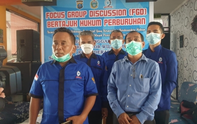 Korwil Konfederasi SBSI Sumut Gelar FGD Bertajuk Hukum Perburuhan